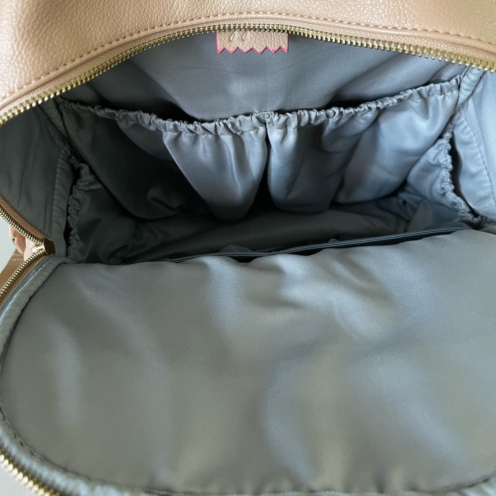 Jujube Million Pockets Backpack Vegan Leather Beige - Picture 7 of 15